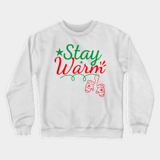 Cute Christmas and winter quotes Crewneck Sweatshirt